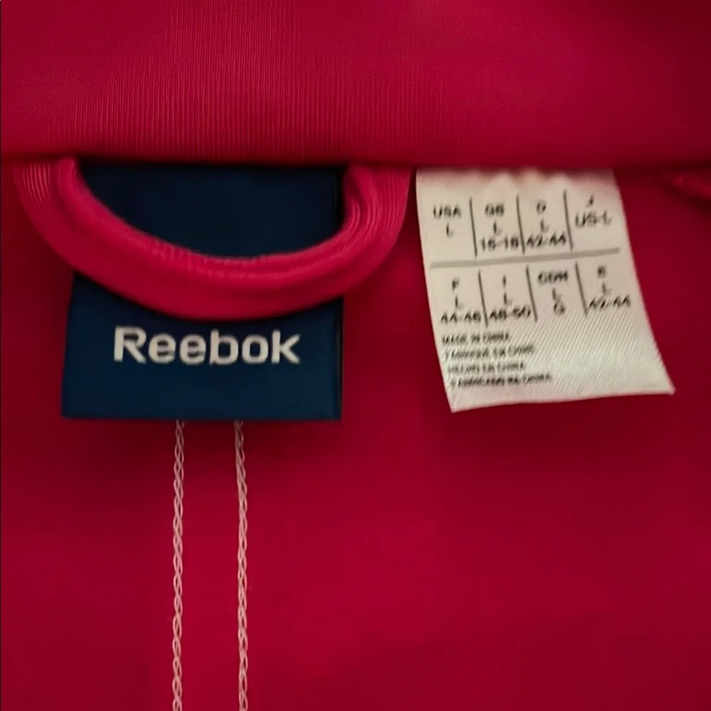 Reebok Black and Pink Bomber Jacket with Athletic Flair - Picture 3 of 4
